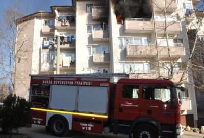 Orhangazi’de korkutan yangın