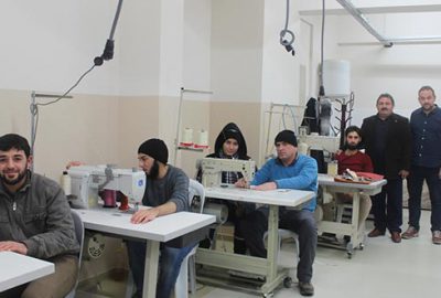 Suriyeli gençler  meslek sahibi oluyor