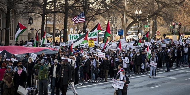 ABD’de Kudüs protestosu