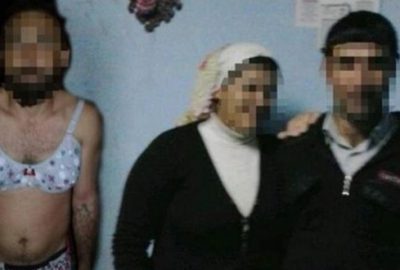 Karısının sevgilisine, kadın iç çamaşırları giydirip tecavüz etti!