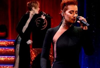 Kıyafetiyle gözleri şaşı etti