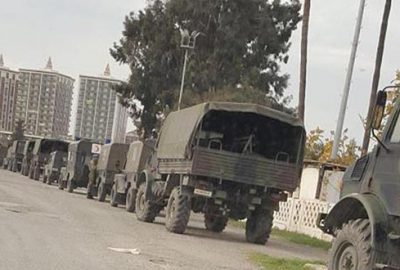 Hatay sınırına askeri sevkiyat