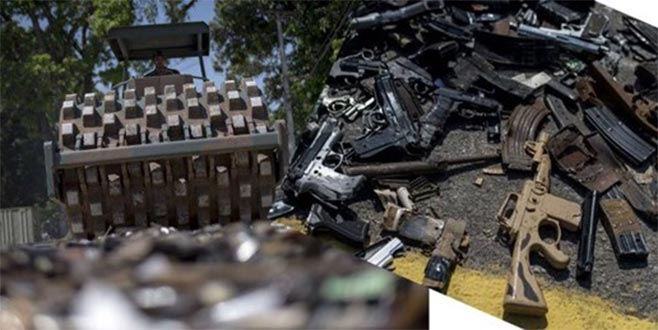 İki bin silah imha edildi