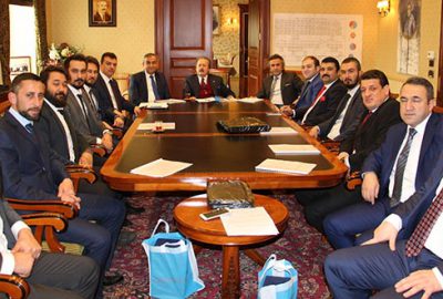 Genç girişimcilerden hem ziyaret hem teşekkür