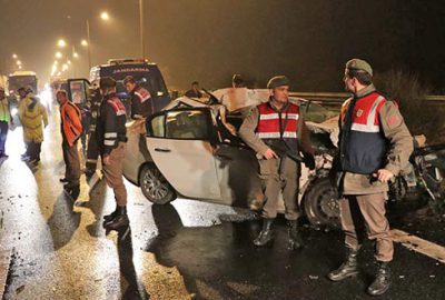 3 üniversite öğrencisi kazada öldü