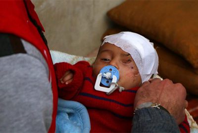 Türk Kızılayı Kerim bebeğe ulaştı