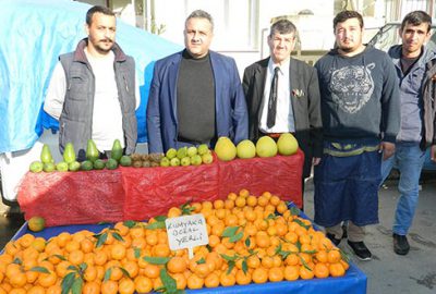 Kumyaka narenciyesi üretici pazarlarında