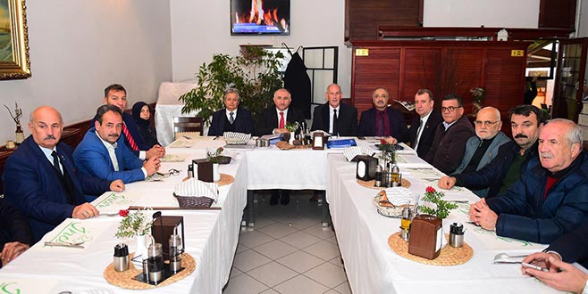 Çağlayan muhtarları dinledi Çağlayan muhtarları dinledi