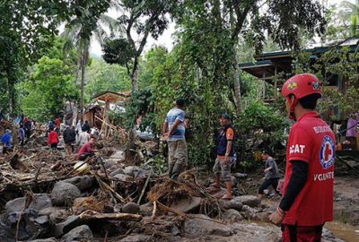 Filipinler’de sel ve heyelan