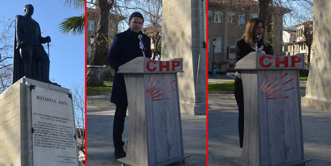 İsmet İnönü Mudanya’da anıldı