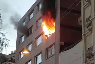 İş hanında doğalgaz patlaması