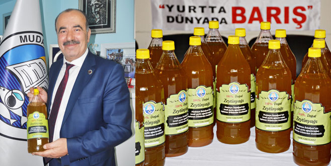 Belediyenin zeytinyağı vatandaşa dağıtılacak