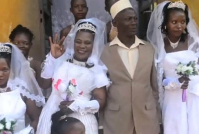 Tek düğün yapıp 3 kadınla evlendi