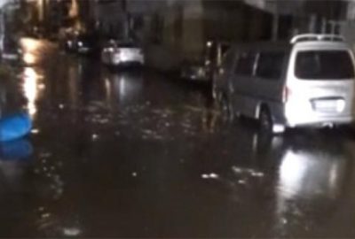 Yağmur, zor anlar yaşattı