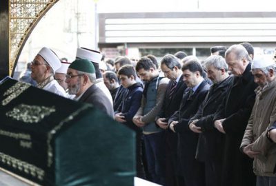 Cumhurbaşkanı Erdoğan, Demir’in cenazesine katıldı