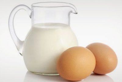 Askere organik süt ve yumurta