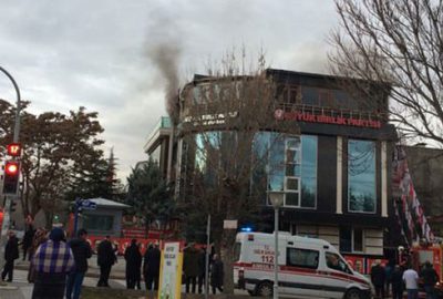 BBP Genel Merkezi’nde yangın çıktı!