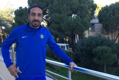 Bursaspor'un şampiyon kadrosundan İbrahim Öztürk (43) 3.Lig ekibi Talasgücü Belediyespor
