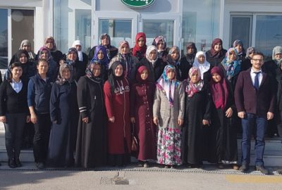 Büyükorhanlı kadın çiftçiye eğitim gezisi