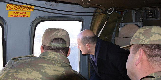 Soylu, Türkiye-İran sınırındaki güvenlik duvarını inceledi