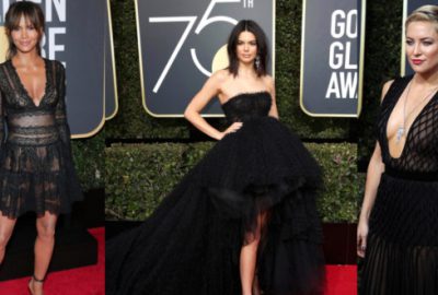 Ödül töreninde protesto! Tacize karşı herkes siyah giydi