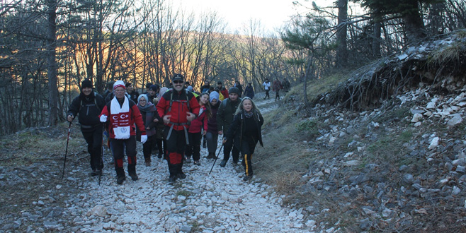Sarıkamış şehitleri için yürüdüler