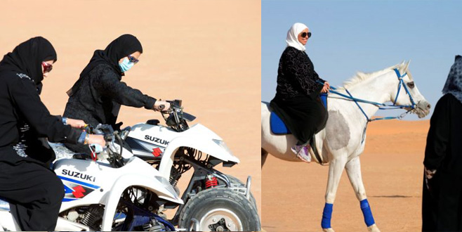 Otomobilden sonra sırada at ve ATV var