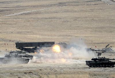 TSK’dan Afrin’e yoğun topçu atışı