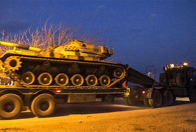 Suriye sınırına tank sevkıyatı