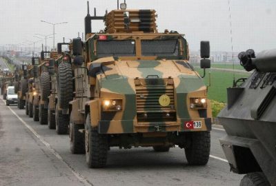 Suriye sınırına askeri sevkiyat