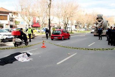 Beton mikseri dehşeti: 1 ölü