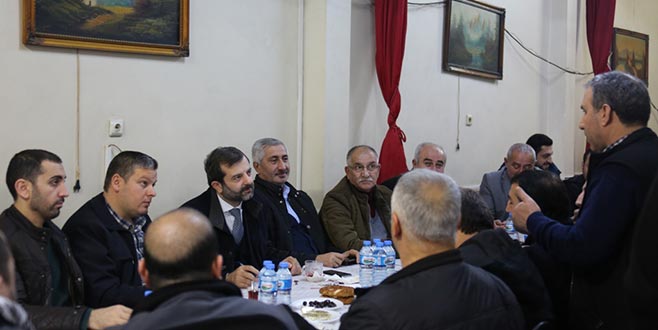 Işık esnafla buluştu 