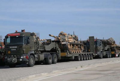 Suriye sınırına askeri sevkiyat