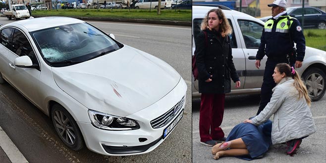 Bursa’da trafik kazası: Yaşlı kadın ağır yaralandı