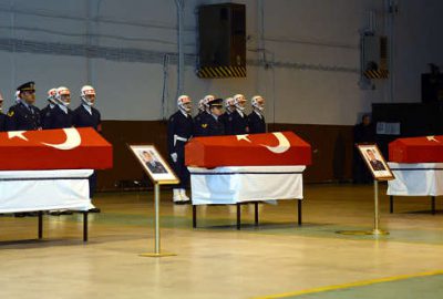 Isparta şehitleri için tören