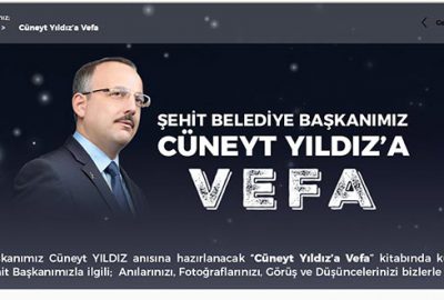Şehit başkana vefa