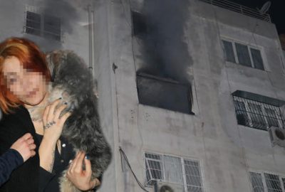 Kendisinden ayrıldı diye öldüresiye dövüp evini yaktı!