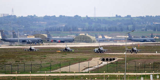 İncirlik’te Türk savaş uçakları hazır bekliyor