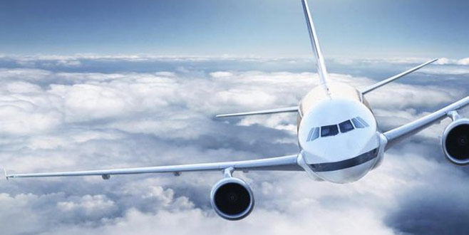 16 saniyede bir uçak geçti