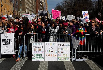 Kadınlardan Trump’a rest