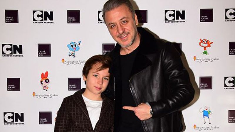 Barış Falay oğlu Mavi Rüzgar ile Cartoon Network’un Üsküdar Libadiye’deki