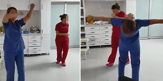 Yoğun bakımda tepki çeken görüntü!