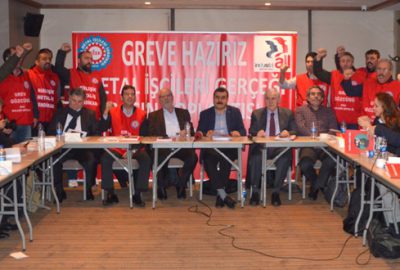 Birleşik Metal-İş de şubatta greve çıkıyor