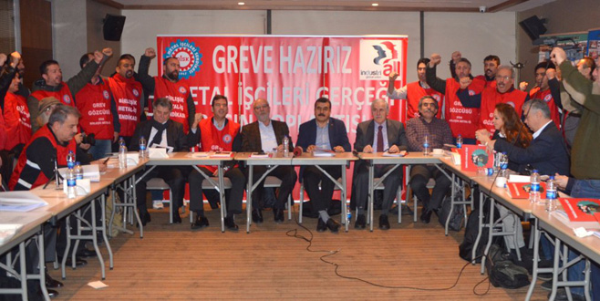 Birleşik Metal-İş de şubatta greve çıkıyor