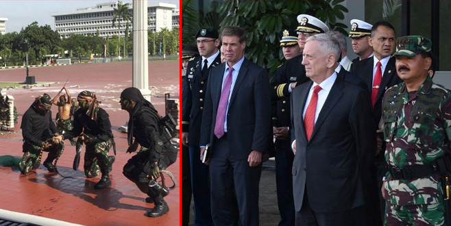 Pentagon’a ‘yılanlı’ gösteri