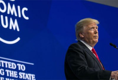 Trump Davos’ta konuşurken yuhalandı