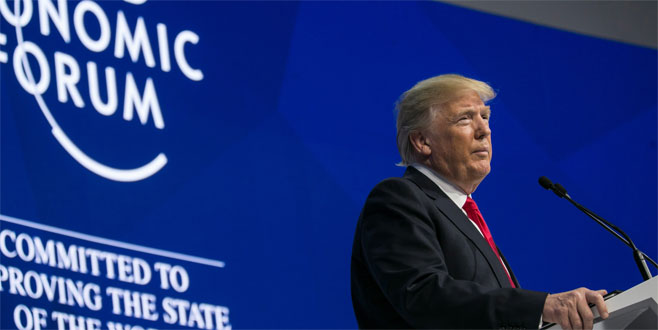 Trump Davos’ta konuşurken yuhalandı