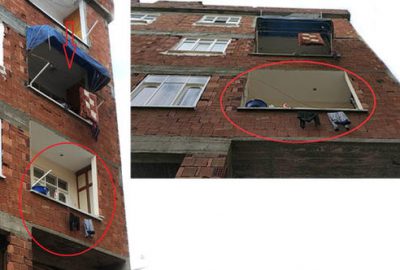 Gözü kararınca 4. kattan düştü ve..