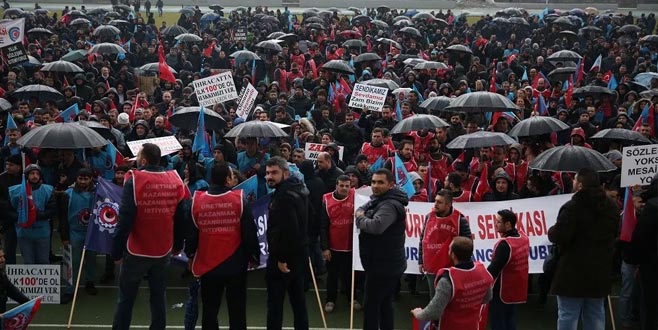 Metal işçilerine Yeşil Sol desteği