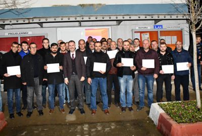 Çiftçiye patates üretimi anlatıldı